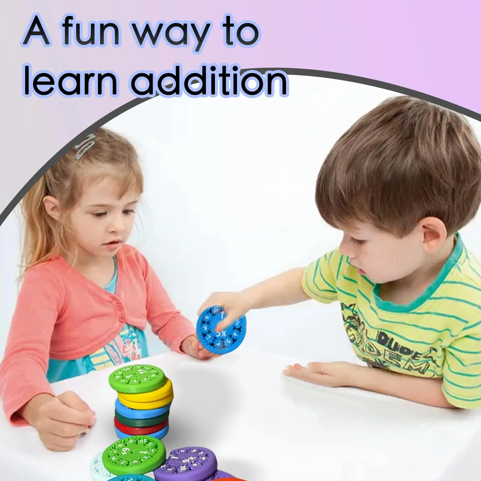 Math Fidget Spinners for Kid Mathematical Fidget Spinner Teaching Enlightenment Interactive Game Add Minus Multiply Divide Toy 5