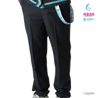 Official Anime Miku Cosplay DK Uniform Suit Pants Casual Men Straight Trouser Fashion Male Man Solid Pants Student Dress 2