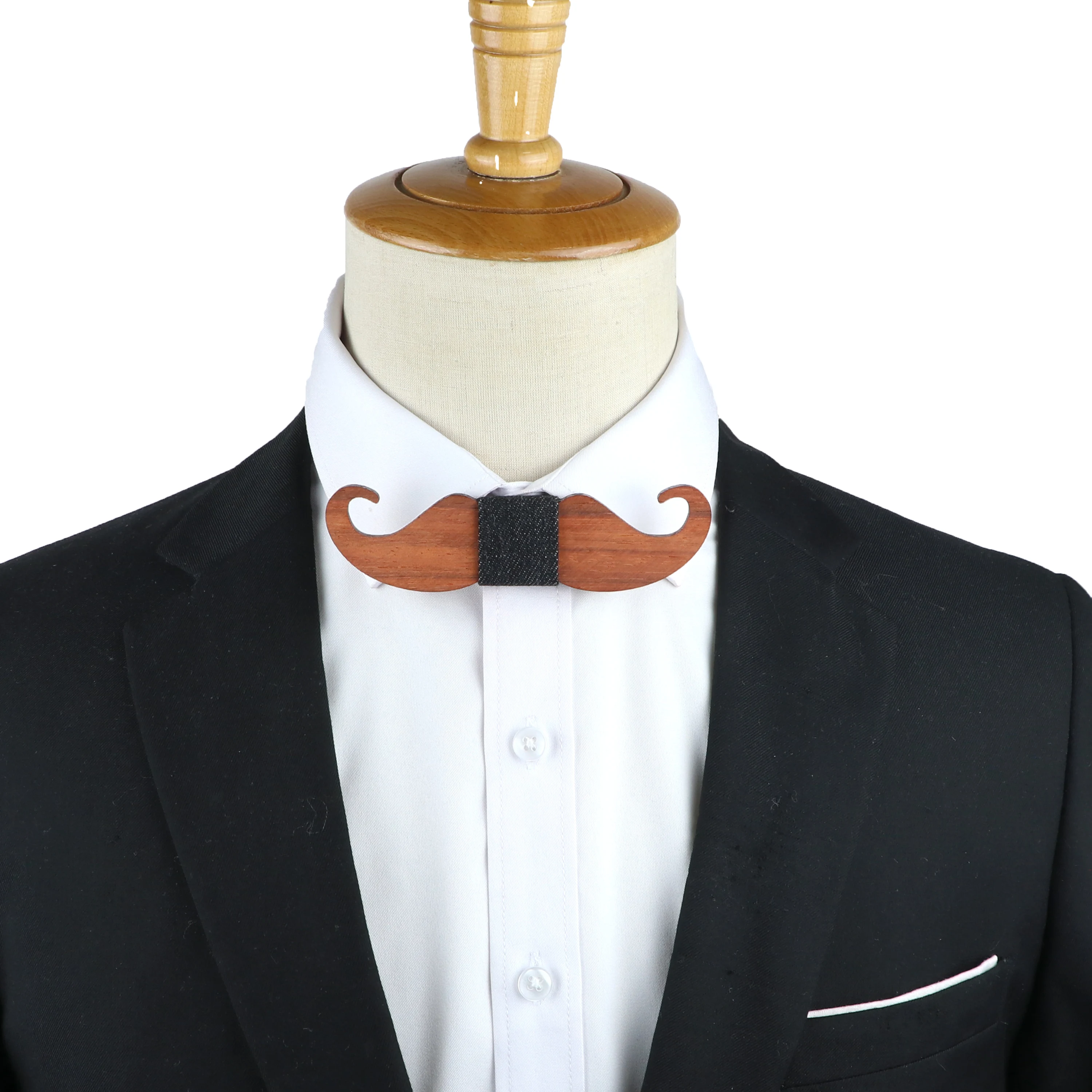 Vintage Wooden Bow Tie Men Unisex Hollow Out Butterflies Carved Retro Wooden Neck Ties Adjustable Strap Bowtie Bowknots Slim