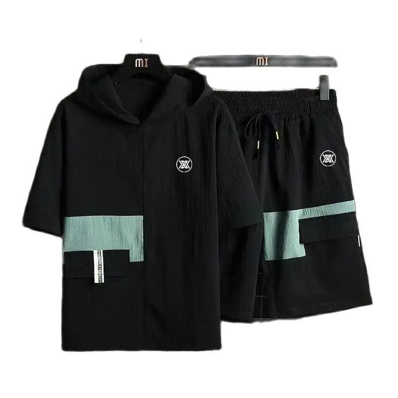 

한국국뷰 뷰 옷 люксовые футболки для гольфа мужская одежда для гольфа 2024 новинка лето комплект из двух предметов спортивные теннисные шорты мужская одежда для гольфа 프용품 품 옷