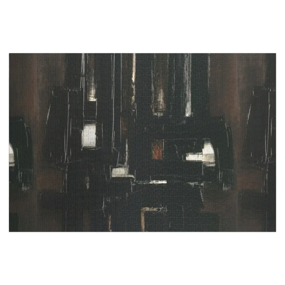 

Peinture Pierre Soulages Jigsaw Puzzle Custom Wood Personalized Child Gift Personalized Baby Toy Puzzle