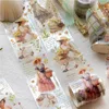 2m Roll PET Tape Time River Series French Romantic Handnet Decoration Material Recycling Sticker 6 Styles 5