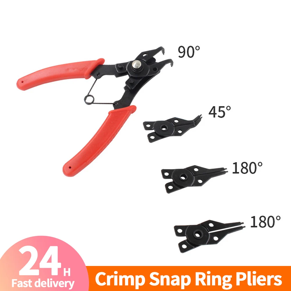 Ensemble de pinces à anneau à pression, clips de retenue combinés