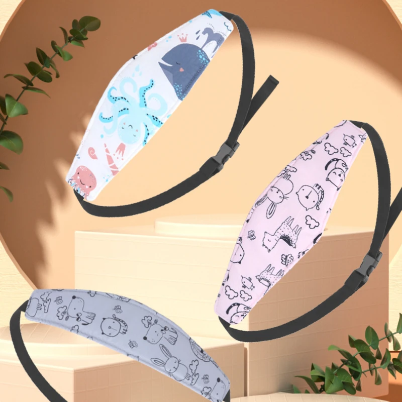 Infant Baby Car Seat Head Support Children Belt Fastening Belt Adjustable Boy Girl Playpens Sleep Positioner Baby Saftey Pillows auto seat head support baby head fixation belt car seat head belt kids safety harness