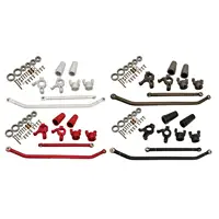 Metal Steering Link, Knuckle C Hub, Axle Lockout Set Kit for Axial Wraith 1