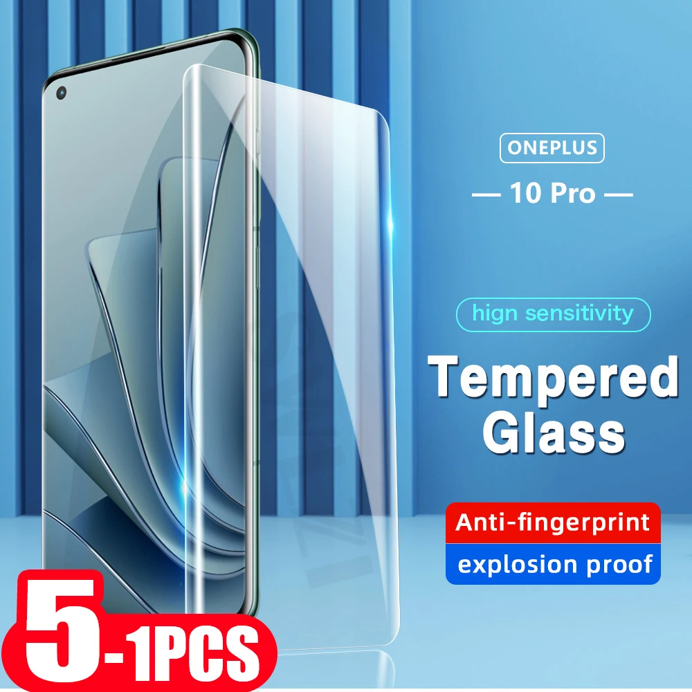 

5-1 шт. 9D полное покрытие UV стекло для Oneplus 10 11 9 8 pro защита для экрана для Oneplus 7 7T pro UV защитная пленка из закаленного стекла стеклянная защитная пленка