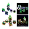7 Pieces Polyhedral Dices Party Game Dices Party Supplies Game Dices Multi Sided Dices for Table Game Board Game Card Games 5