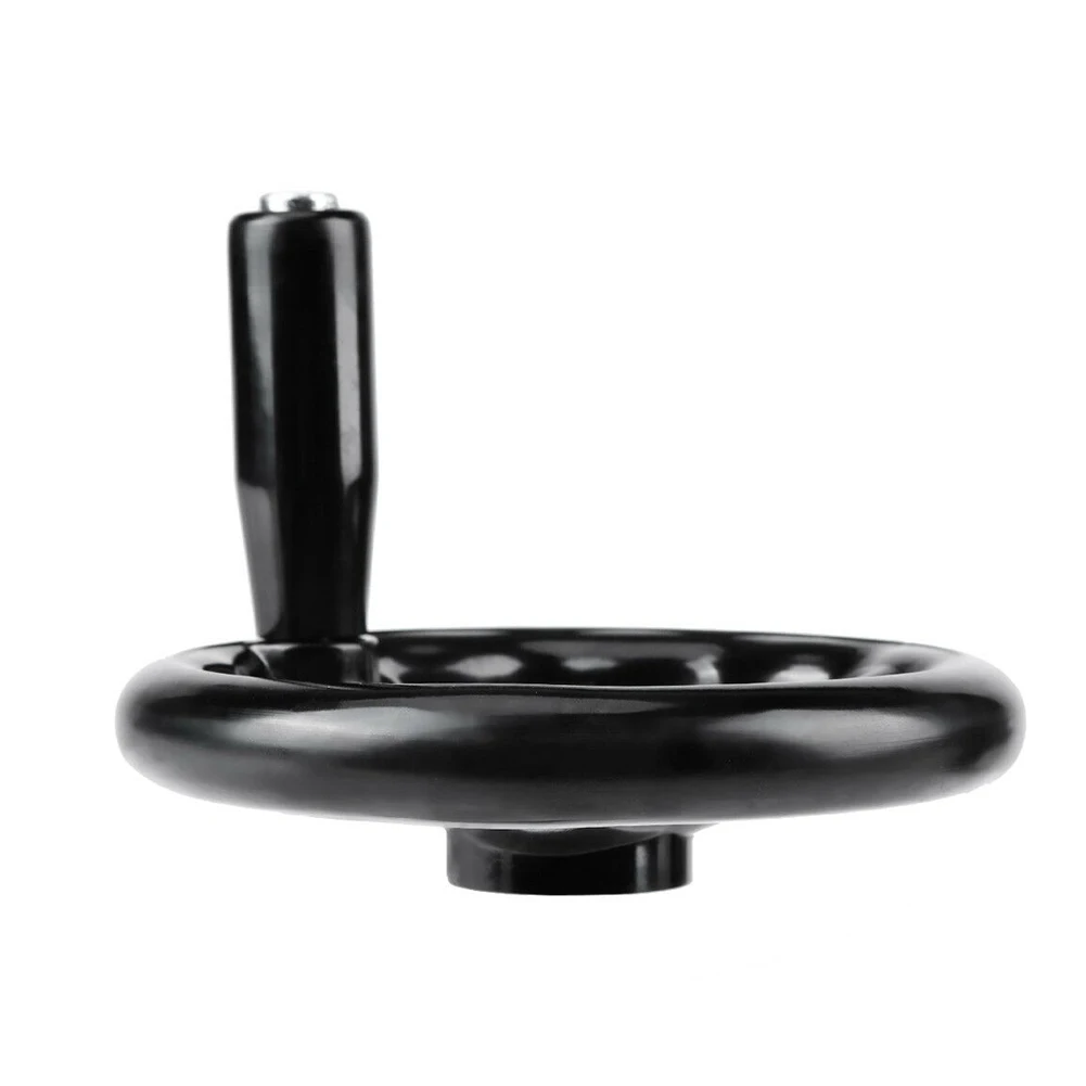 CNC Handwheel 3 Spokes Hand Wheel Tool Ripple Design Accessories Round For Milling Machine Bakelite Practical Revolving Handle Lathe Durable