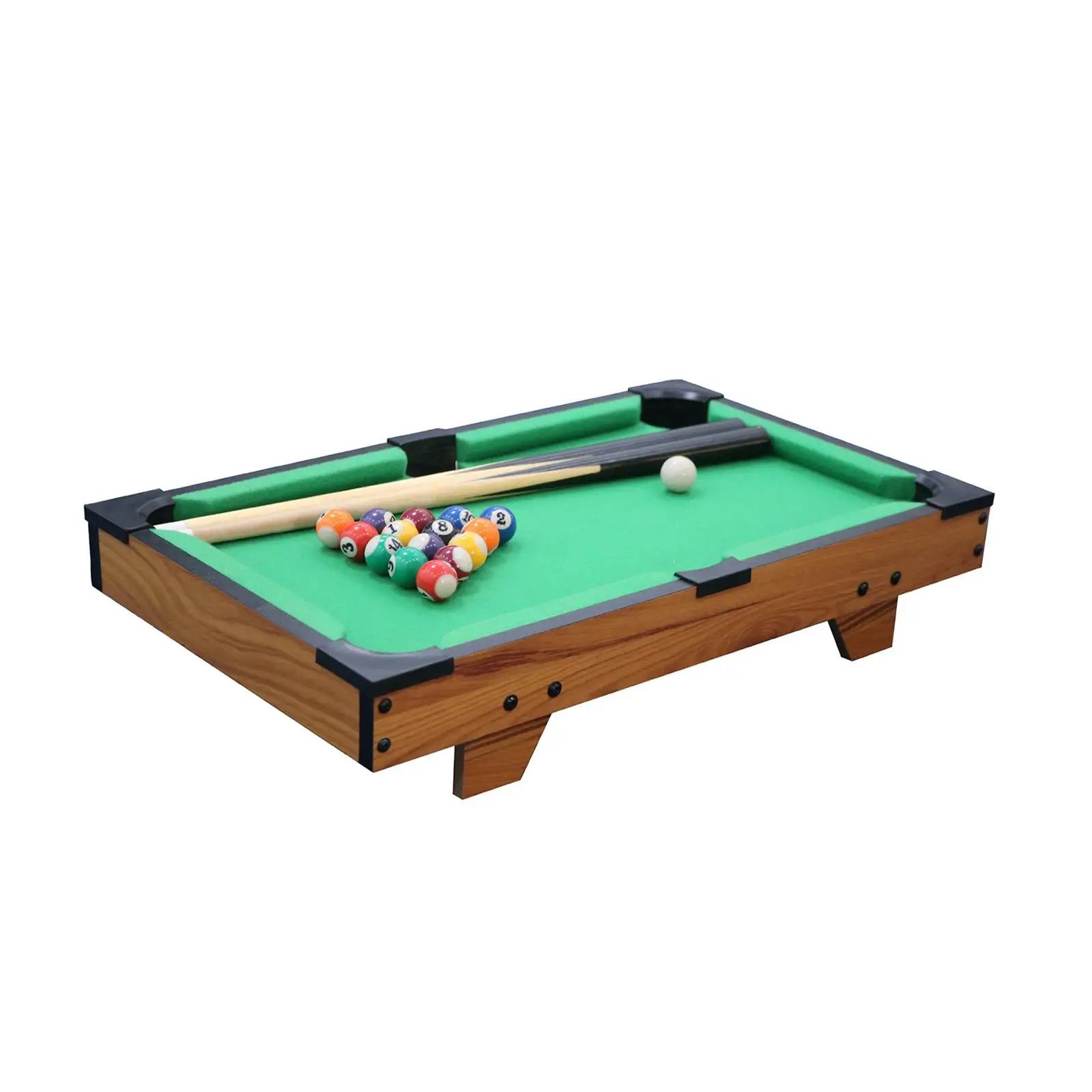 Cute Snooker Felt Surface with Sticks Balls Game Interactive