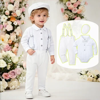 Infant Suspender Gentleman Suit 1
