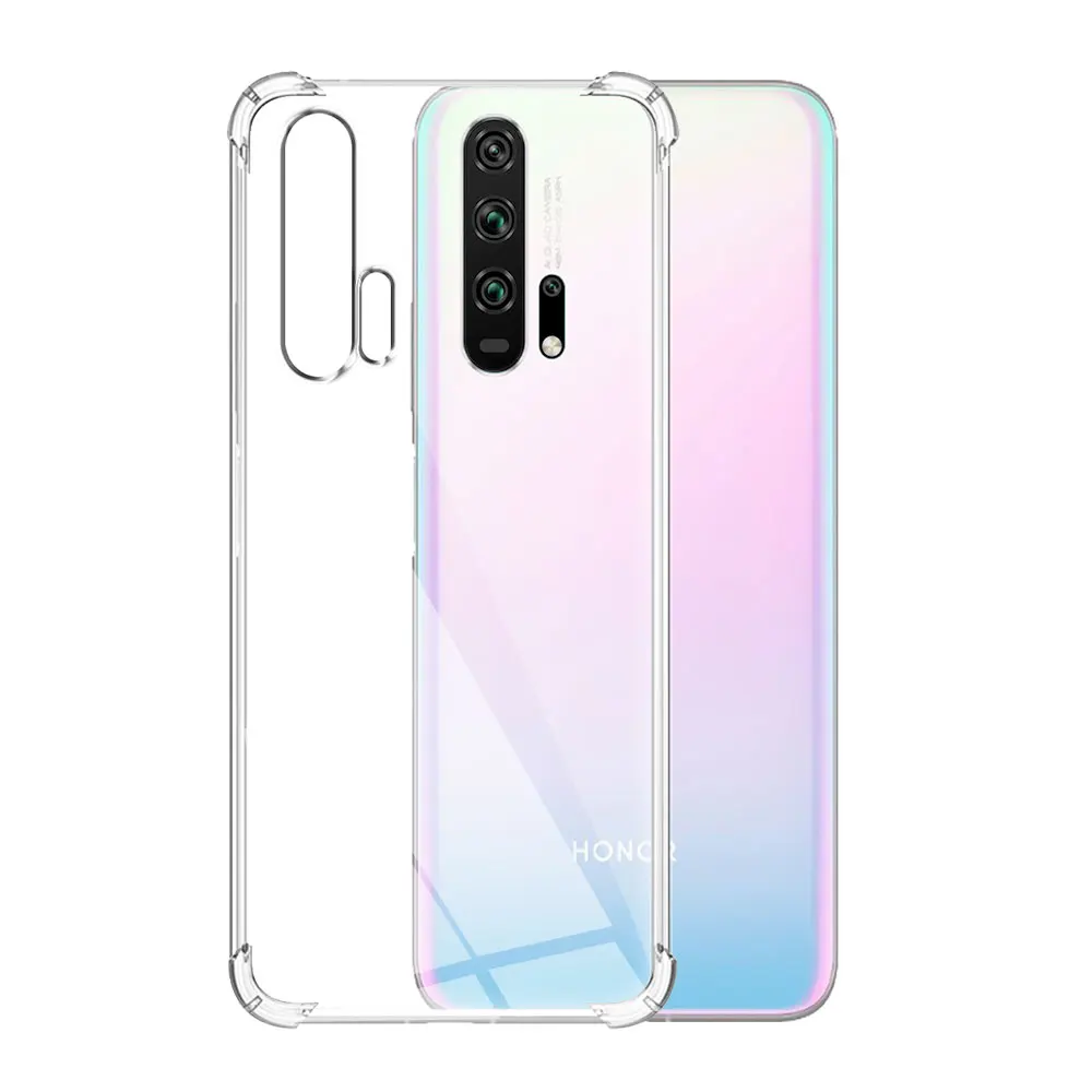 Transparent Soft Silicone Shockproof Phone Case - Clear Protective Bumper Cover