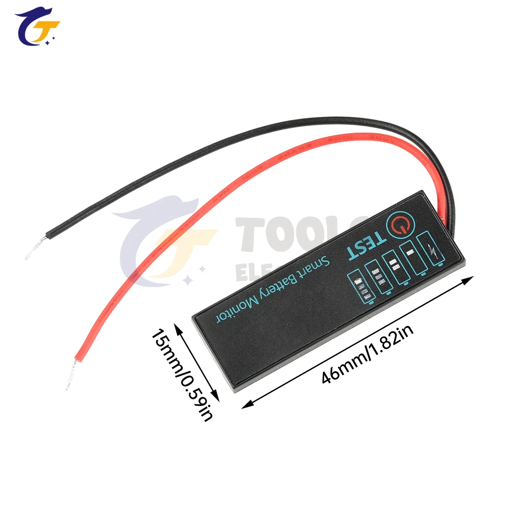 Testeur de Batterie Drone LED 1S-8S Indicateur de Puissance Lipo Li-ion