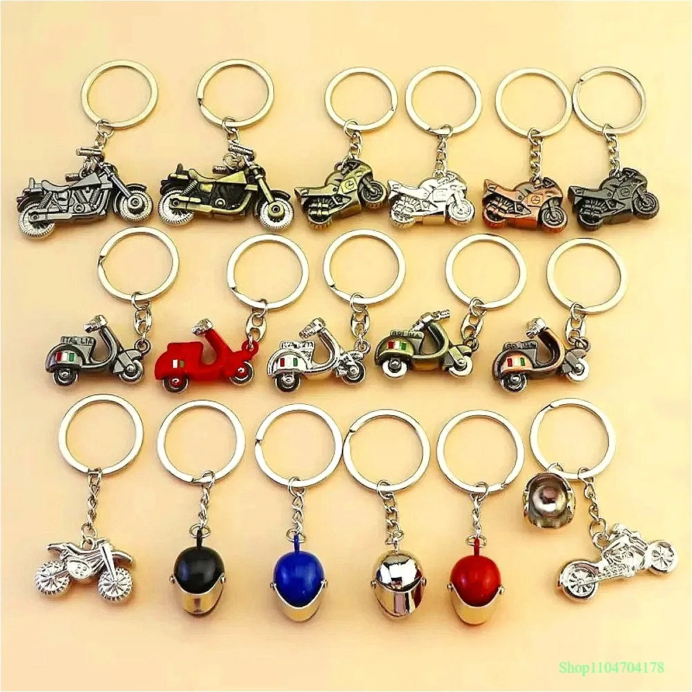 الأصالة المعادن الفولاذ المقاوم للصدأ موتو ثلاثية الأبعاد محاكاة كيرينغ على ظهره حلقة رئيسية دراجة نارية هواية الصلب المفاتيح سلسلة بدلاية هدية