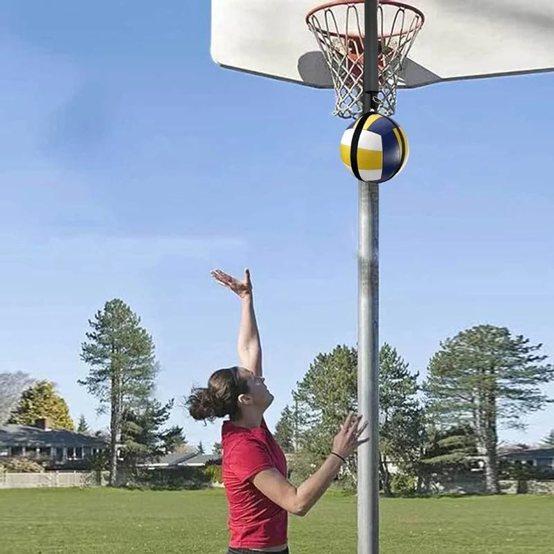 Volleyball Spike Trainer Jumping Action Speed Training Aid System Volleyballs Exercise Belt Supplies for Beginners Accessories