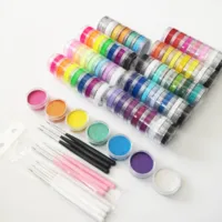 10g Face Paint Water-Based Eyeliner Split Rainbow Cake Tower Body Painting Supplies Washable Dual Colors Activated Eyeliner 1