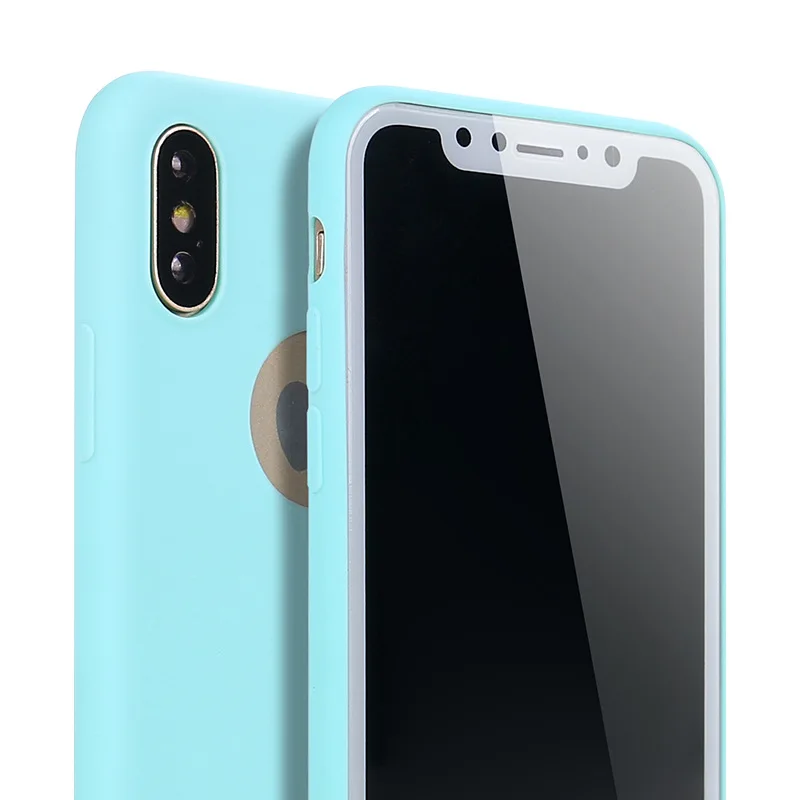Matte Soft Silicone Candy Pudding Phone Protector Case