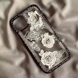 Vintage White Rose Clear Flower Phone Case for Redmi Note 11 Pro 4G (A)