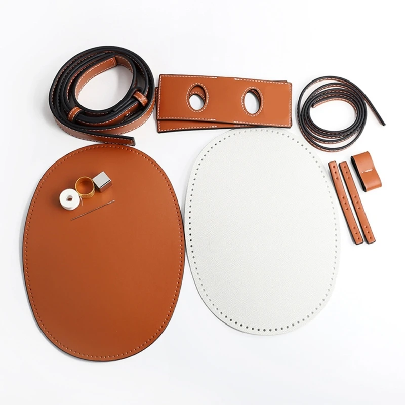 

X4FF Handbag Repairing Kits Bottom Shaper Belt Drawsting Set Tote Bag DIY Accessories