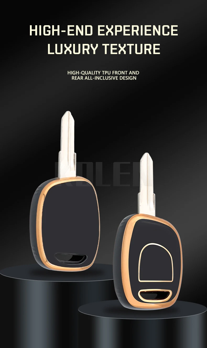 Nuovo TPU Car Remote Key Case Cover Shell per Renault Twingo Clio Kangoo Master NE73 VAC102 Protector Holder Fob Bag accessori - S2321b47c8a8c42bdaf7a48448dd832fde