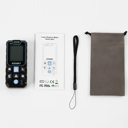 Precision Laser Distance Meter and Digital Measuring Tool - 40m (ACEGMET S9)