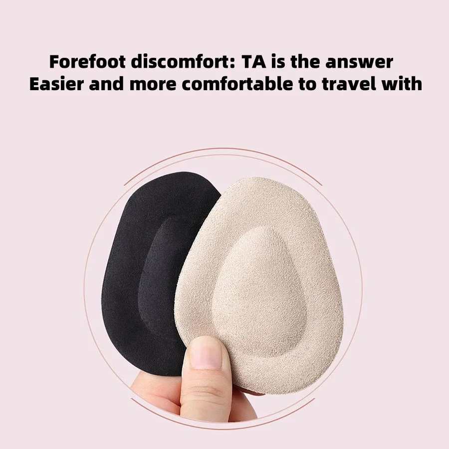 Forefoot Cushion 1 pairs of silicone forefoot cushions self-adhesive and invisible for high heels sandals and sneakers suitable for all season