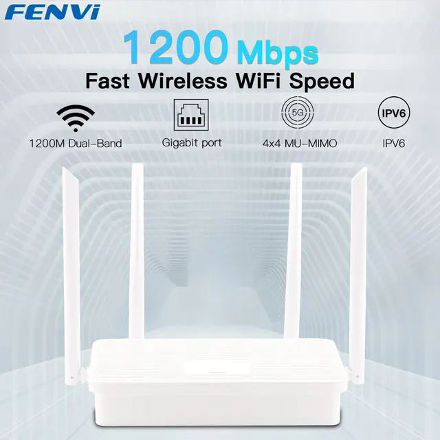 FENVI AC1200 Wi-Fi 라우터: 신뢰성 있는 고속 연결을 위한 이상적 선택