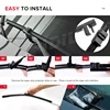 MIDOON Wiper Front Rear Wiper Blades Set For BMW X5 E70 2006 - 2011 2007 Windshield Windscreen Front Rear Window 24"+20"+15" 2
