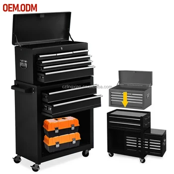 23.5-Inch 6-Drawer Rolling Tool Chest Combo 1