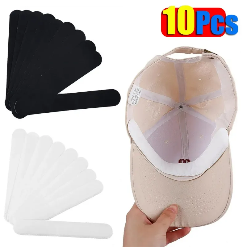 10Pcs Hat Sweat Absorber Liner Pads Summer Invisible Anti-dirty Baseball  Cap Absorbing Sweat Sweatband Stickers Strip Stickers - AliExpress
