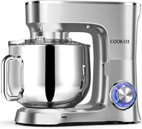 Stand Mixer, 9.5 Qt. 660W 10-Speed Electric Kitchen Mixer with Dishwasher-Safe Dough Hooks, Flat Beaters, Wire Whip & Pouring Sh 1