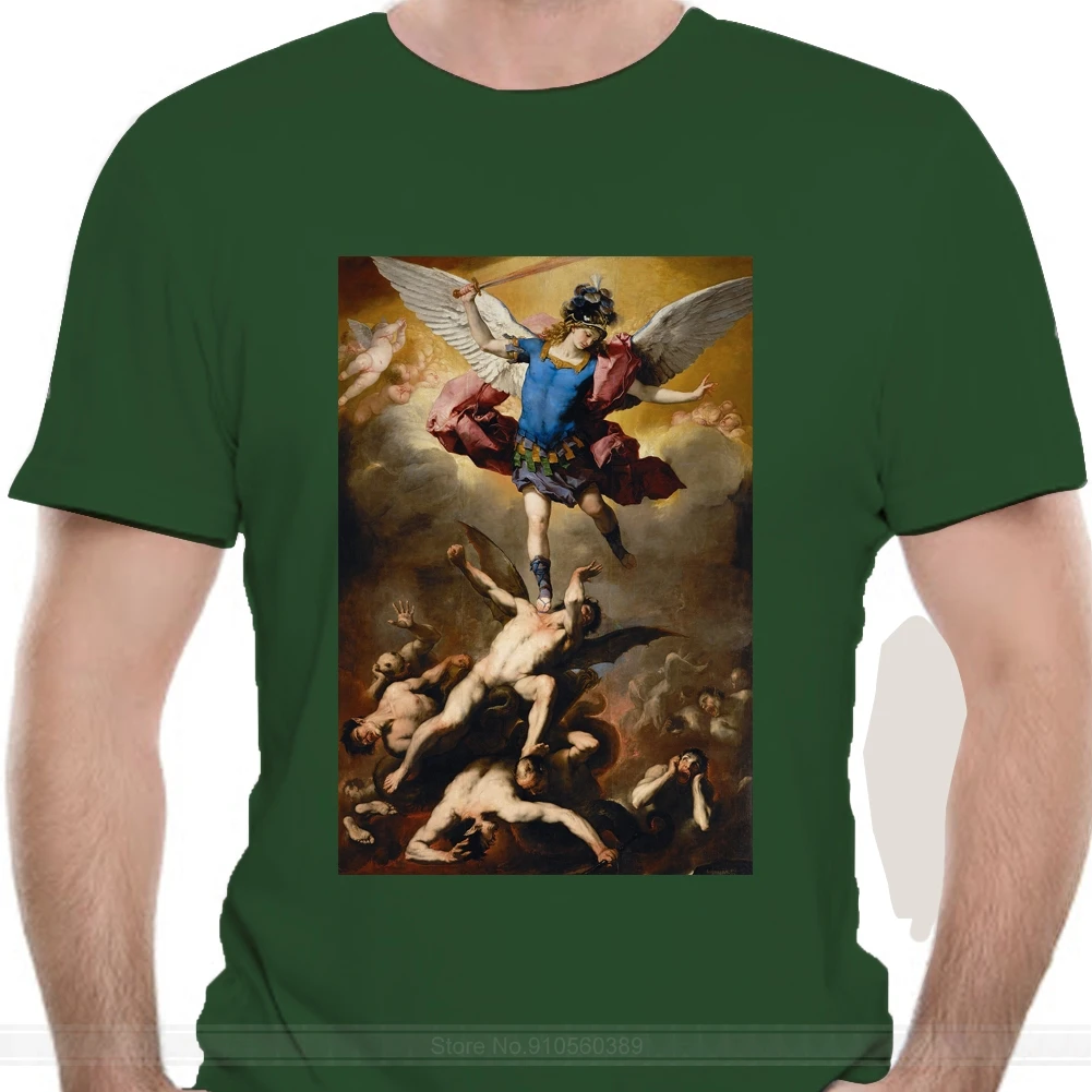 St Michael The Archangel Artwork T shirt st michael graphic print