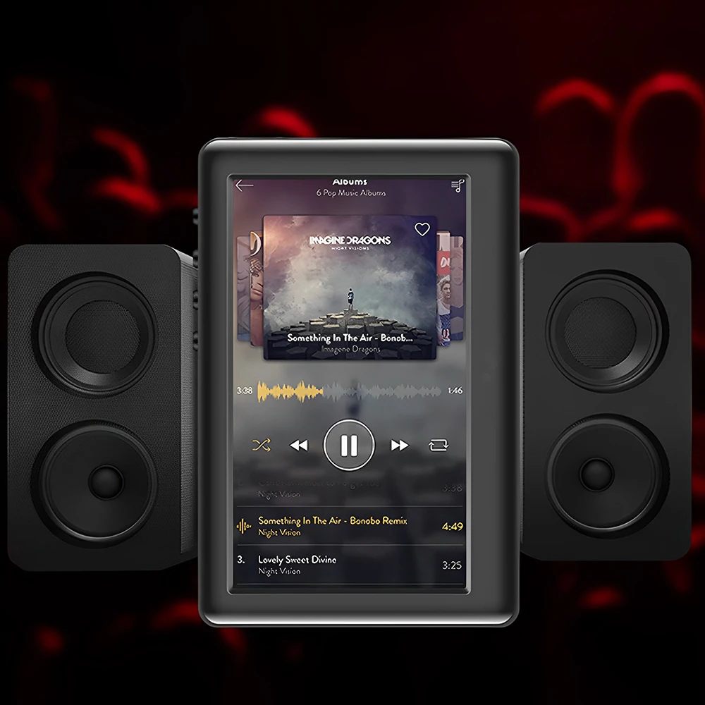 MP4 Player Music Player Mini Media Player HD 8GB MP5 Player 5 inch Long Standby Touch Screen Reproductor Mp4 Player MP3 E-book Reading Game 3200mA Video Card