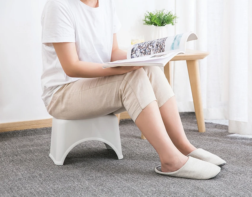 Description Picture 5 of item1Pc Non-slip Thickened Children Chairs Seat Kids Low Stools Household Supplies Home Bathroom Footstool Living Room Furniture