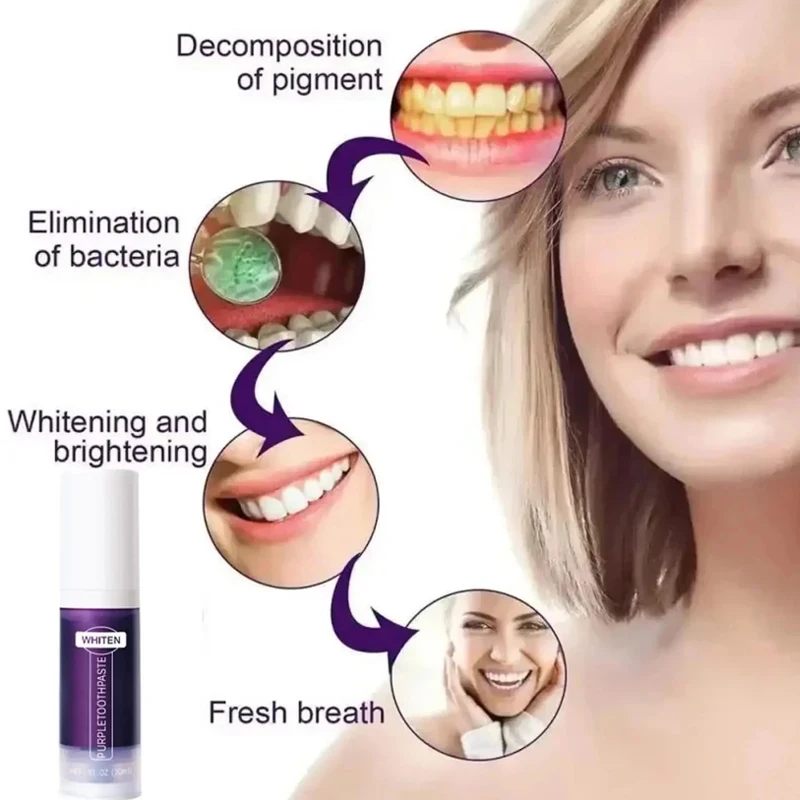 V34 Teeth Whitening Toothpaste 5d Tooth Whitener Strips Oral Hygiene Dental Bleaching Tools
