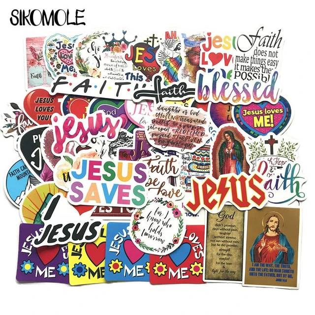 Bible Stickers Jesus Christian  Sticker Verse Bible Christian -  10/30/50pcs Stickers - Aliexpress