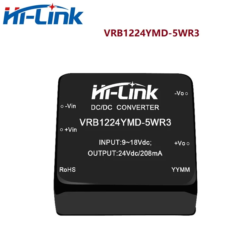 하이 링크 스마트 전자 제품, 핫 세일, 12V  5V, 12V, 24V, 1000mA, 416mA, 208mA, VRB1205YMD-5WR3 VRB1224YMD-5WR3, 20 개, 무료 배송