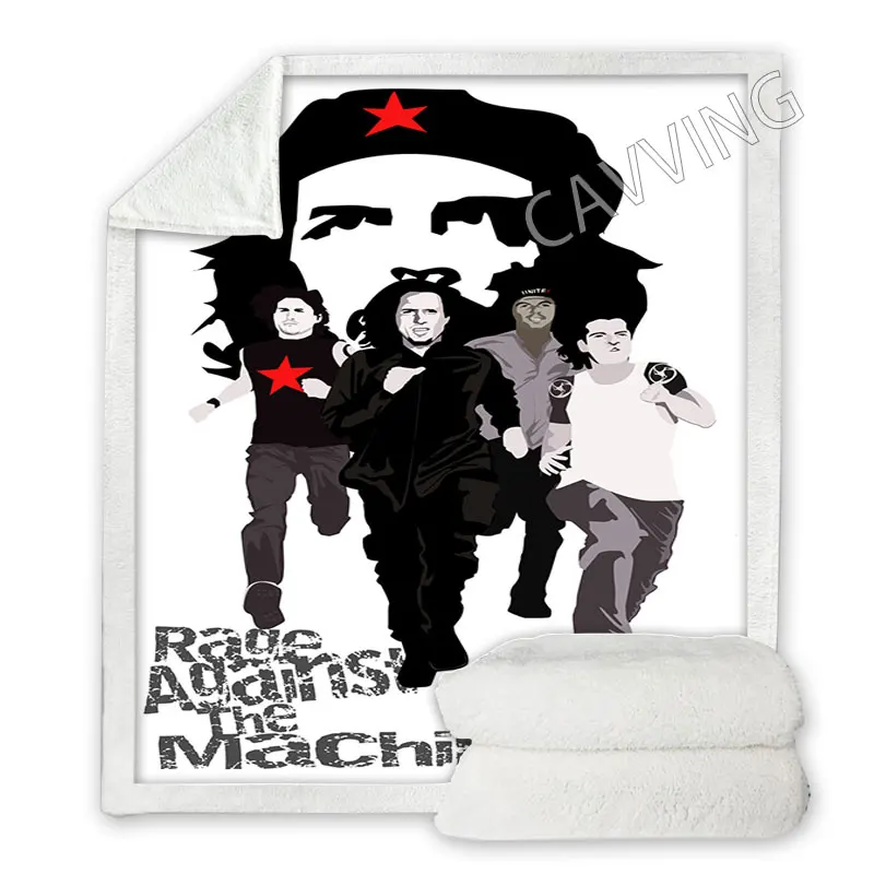 

Одеяло шерпа с 3D принтом Rage Against The Machine, прямоугольное одеяло, текстиль, Флисовое одеяло, покрывало, домашний декор