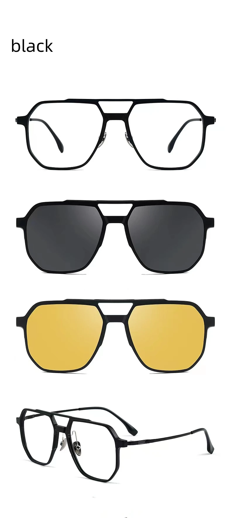 3 In 1 Polarized Sunglasses