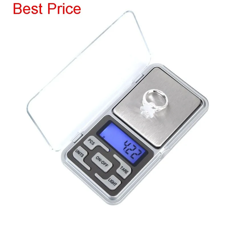 100 개/몫 미니 디지털 규모 100/200/300/500g 0.01/0.1g 부엌에 대 한 보석 무게에 대 한 높은 정확도 백라이트 전기 포켓