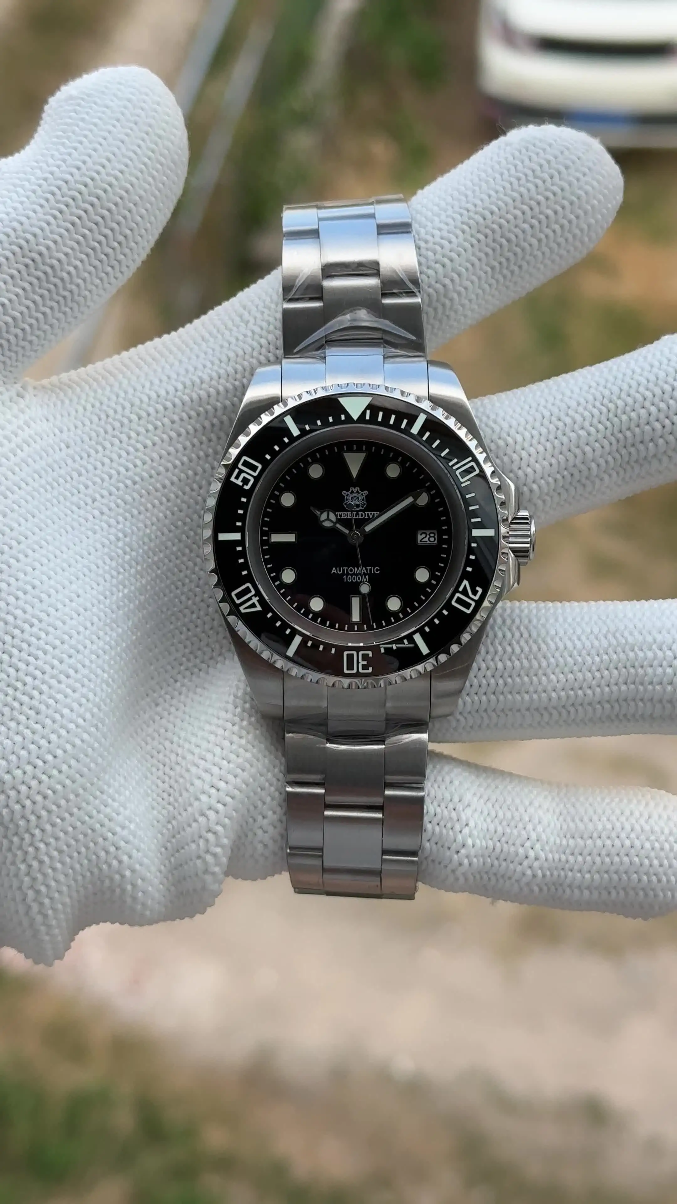STEELDIVE Brand SD1964 Big Size 45.4mm Sapphire Glass Ceramic