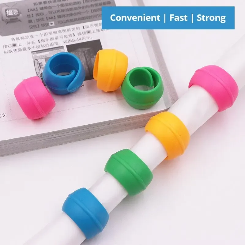 24pcs Threaded Spool Hugger Bobbin Gripper Sewing and Sewing Bobbin Clamp Kit