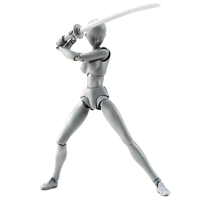 Body-Chan Body Kun Figure Drawing Mannequin for Artists PVC Body Kun and  Body Chan Set Action Figure Model Drawing Figure SHF - AliExpress