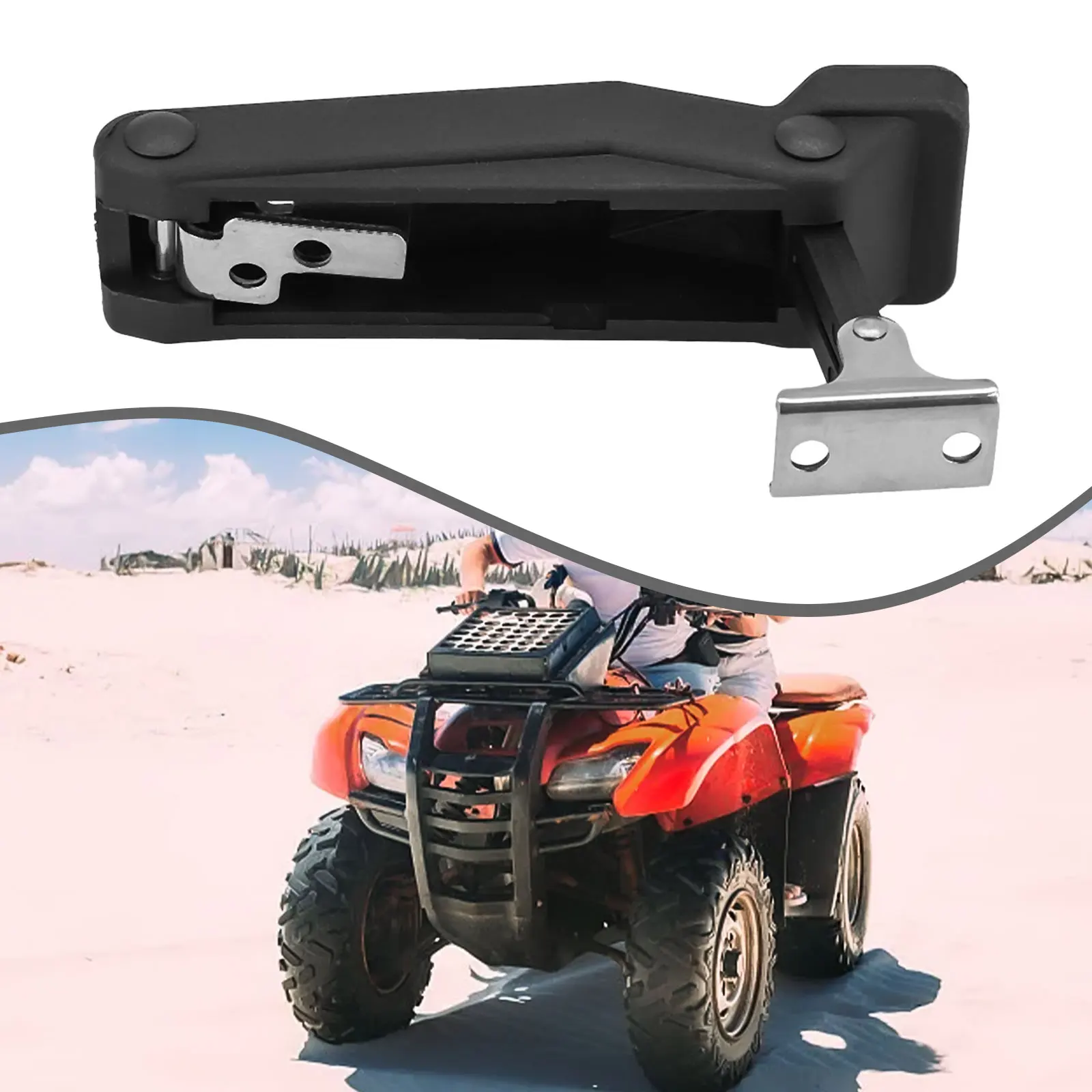 Front Cargo Storage Rack Rubber Latch Electric Cabinet Box Lock Box Buckle Kit For Polaris 500/550/800/850/1000 X2 XP