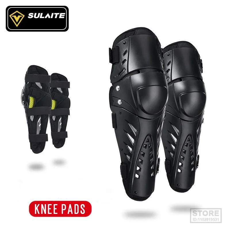 

SULAITE Motorcycle Knee Pads Protective Gear Motocross Equipment Moto Motorbike Keep Wram Protector MTB Men