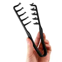 Peigne de coiffure à dents larges, volumateur, moelleux, texturé, Style coréen, racine de cheveux, outil de coiffure moelleux pour M0U7 2