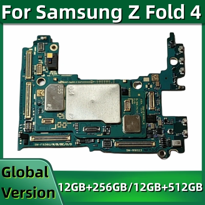 

Motherboard for Samsung Galaxy Z Fold 4 5G, Original Unlocked Mainboard MB, USA Version, SM-F936U, 256GB, 512GB