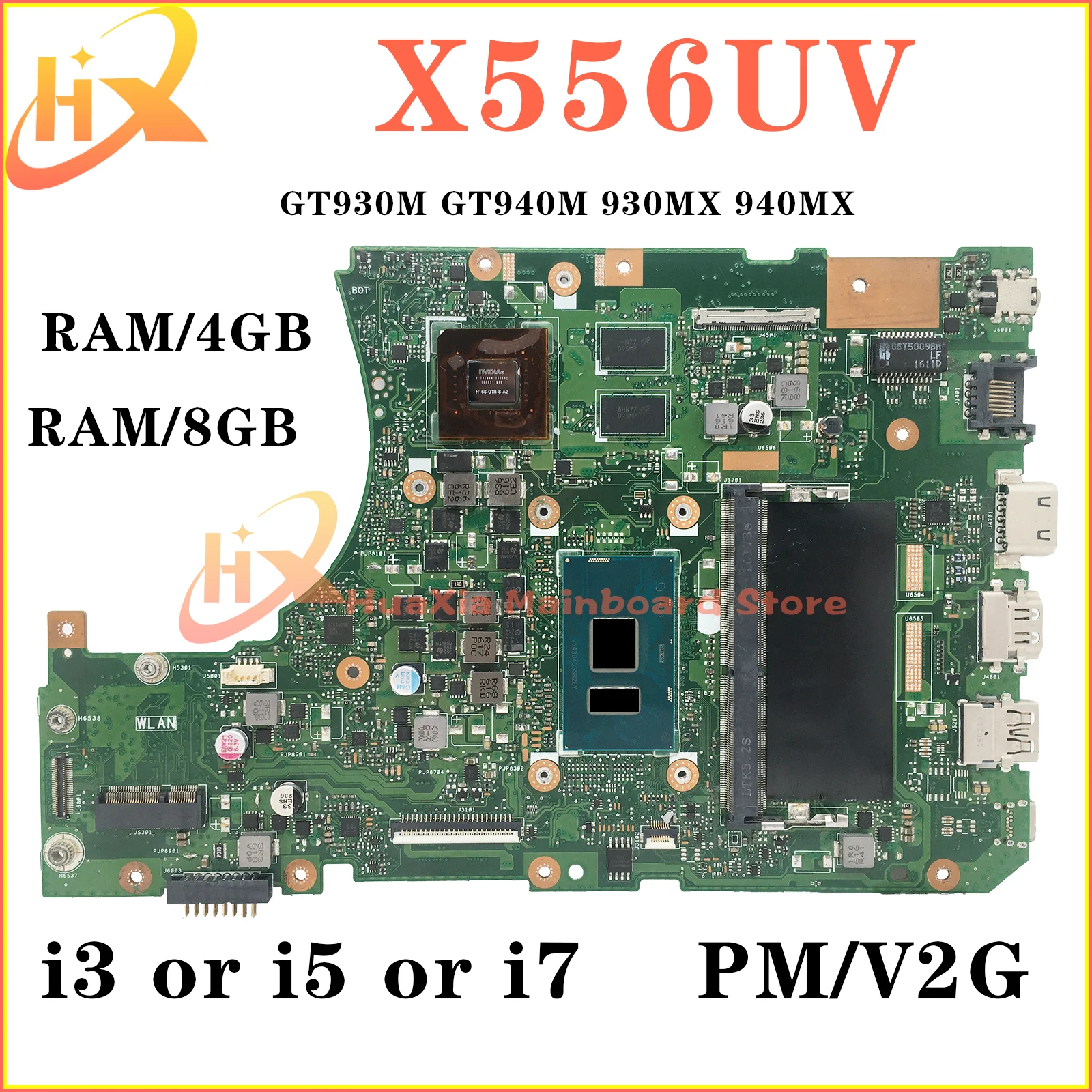 X556U Материнская плата ASUS X556UV A556U X556UQ X556URK X556UJ X556UQK X556UF FL5900U VM591U R556U F556U K556U материнская плата для ноутбука