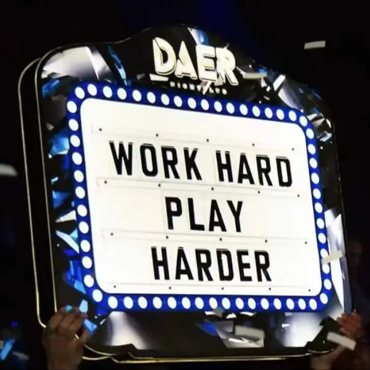LED Display Marquee Message Board Sign Letters Bottle Presenter 3 Sets Letters for Club Bar Event