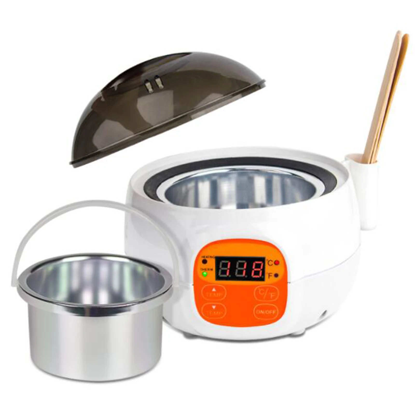 WaxWarmerInnerPotwithHandleHairRemovalMeltingPotPortable