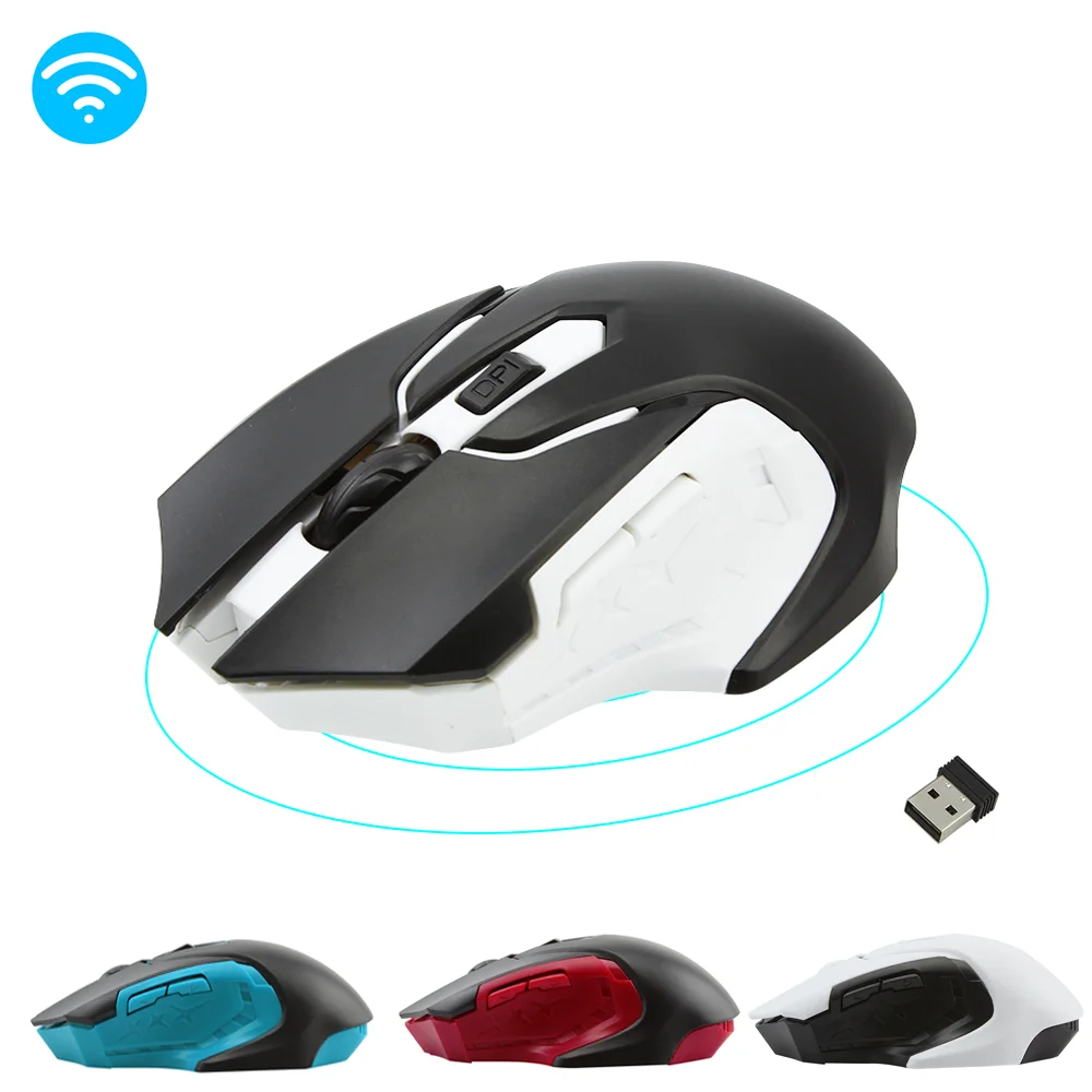 

Wireless Mouse Ergonomic Mini 1600DPI Gaming Mause USB Optical Professinal Gamer Mice For Laptop PC Tablet Computer Office